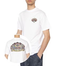 Santa Cruz-Guzman Dead Diners T-Shirt - White - Maglietta Girocollo Uomo Bianca