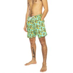 Santa Cruz-Hands All Over Turquoise - Costume da Bagno Uomo Multicolore
