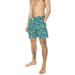 Santa Cruz-M' Hands All Over Swimshort Verdigris - Costume da Bagno Uomo Multicolore