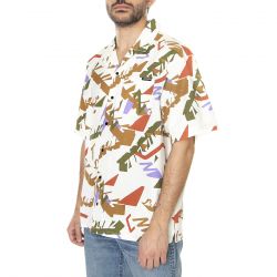 Santa Cruz-M' Stacked S/S Shirt - Camicia Maniche Corte Uomo Multicolore-SCA-SHT-0617
