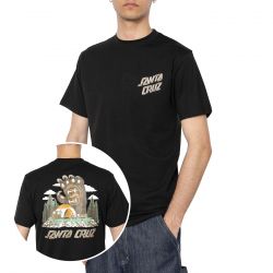 Santa Cruz-Screaming Grizzly T-Shirt Black - Maglietta Girocollo Uomo Nera