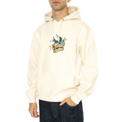 Santa Cruz-Sommer Sparrow Fronthood Chalk - Felpa Uomo Beige