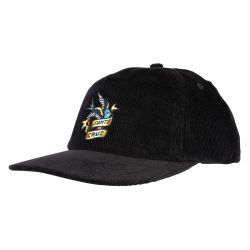 Santa Cruz-Sommer Sparrow O/S - Black Cord - Cappellino con Visiera Nero