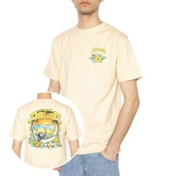 Santa Cruz-Winkowski 8Baller Trip T-Shirt Blond Wood - Maglietta Girocollo Uomo Beige
