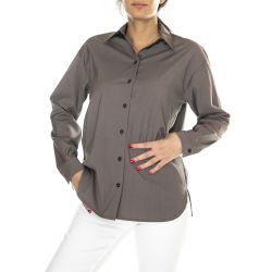 SKILLS-Camicia Donna 940 Grigia Grey Shirt