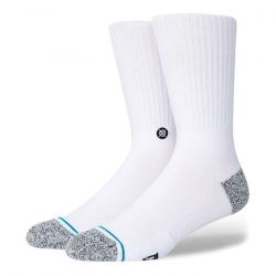 STANCE-Kader Split White Socks-A556A21KAD
