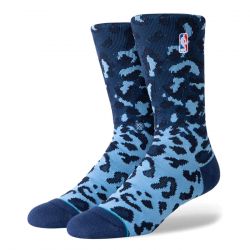 STANCE-NBA Logoman Leopard Multicolored Socks - Calzini Blu / Multicolore-M556A19LEO