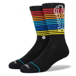 STANCE-Wiggles Black Socks - Calzini Neri / Multicolore-A522D22WIG
