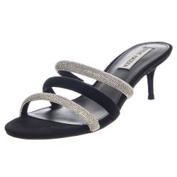 Steve Madden-Kairo Black Silver - Sandali Donna Neri / Argento