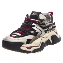 Steve Madden-Kingdom Ice Pewter / Red - Scarpe Donna Multicolore