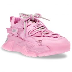 Steve Madden-W Kingdom Pink / Pink Mesh + PU Shoes