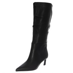 Steve Madden-Lavan Black Leather - Stivaletti Donna Neri-SMSLAVAN-BLK