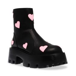 Steve Madden-My Love Black / Pink Boots