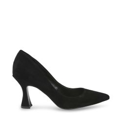 Steve Madden-Notary Black Sued - Scarpe Décolleté Donna Nere-SMSNOTARY-BLKS