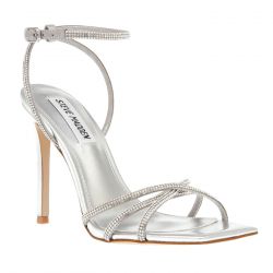 Steve Madden-Slayed Crystal Silver - Sandali Donna Argento-SMSLAYED-CRY