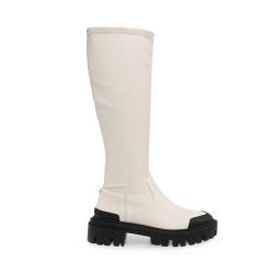 Steve Madden-Avalanche Bone / Black - Stivali Donna Bianchi-SMSAVALANCHE-BON