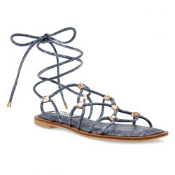 Steve Madden-Zappy Blue Denim - Sandali Donna Blu