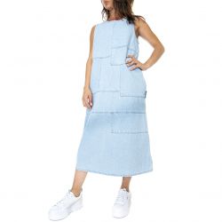 Stussy-Webster - Abito Denim Jeans Donna Blu-211207-LIGT