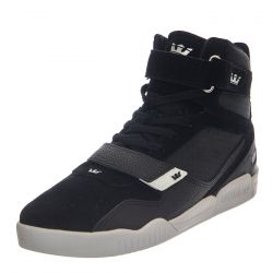 SUPRA-Breaker Black/ Silver / White - Scarpe Collo Alto Uomo Nere