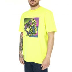 The North Face-M Graphic T-Shirt Led Yellow - Maglietta Girocollo Uomo Gialla