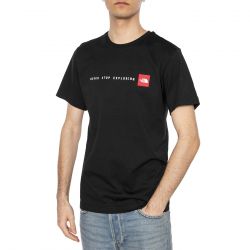 The North Face-M S/S Never Stop Exploring Tee TNF Black - Maglietta Girocollo Uomo Nera
