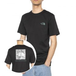 The North Face-Men’s S/S Box Nse Tailgrid Infill Tee - Maglietta Girocollo Uomo Nera