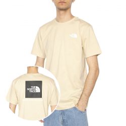 The North Face-Men’s S/S Box Nse Tee - Maglietta Girocollo Uomo Beige