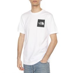 The North Face-Men’s S/S Fine Tee - Maglietta Girocollo Uomo Bianca