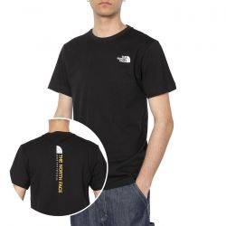 The North Face-Men’s Vertical SS Tee - Maglietta Girocollo Uomo Nera