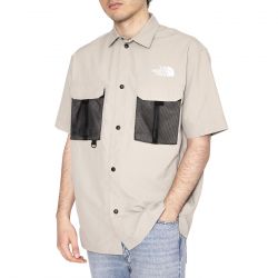 The North Face-Unisex Nse Summer Shirt - Camicia Maniche Corte Uomo Grigia