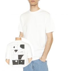THINKING-Pocket Zach Tee White - Maglietta Girocollo Uomo Bianca