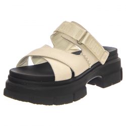 Ugg-Ashton Slide Jasmine - Sandali Donna Bianchi