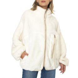 Ugg-Marlene Sherpa Jacket II Cream - Giacca Donna Bianca