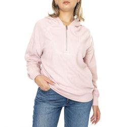 Ugg-Stephny Mixed Hoodie Mauve - Felpa con Cappuccio Donna Rosa
