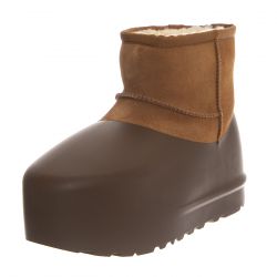 Ugg-W Classic Mini Pumped Molded Chestnut Unisex