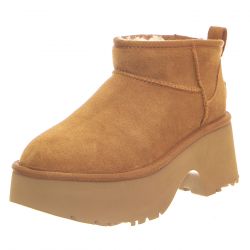 Ugg-W Classic Ultra Mini New Heights Chestnut - Scarpe Donna Marroni