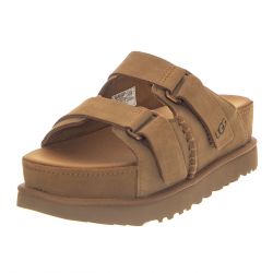 Ugg-W Goldenstar Hi Slide Chestnut - Sandali Donna Marroni