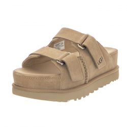 Ugg-W Goldenstar Hi Slide Sand - Sandali Donna Beige