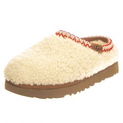 Ugg-W Tasman Maxi Curly Natural - Sandali Donna Bianchi