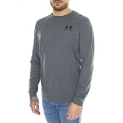 UNDER ARMOUR-Sportstyle Left Chest LS Grey