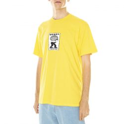 Usual-M' S/S Real T-Shirt Yellow-S23TREAL-YLW