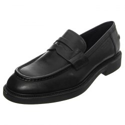 VAGABOND-M' Alex M Cow Leather Black Loafer Shoes-4466-201-20