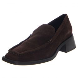 VAGABOND-Blanca Cow Suede Espresso Shoes Loafer - Scarpe Donna Marroni-VBS5417-640-36