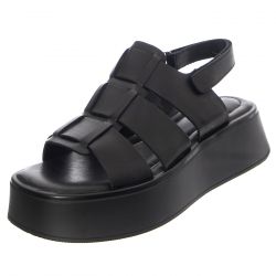 VAGABOND-W' Courtney Black / Black Cow Leather - Sandali Donna Neri