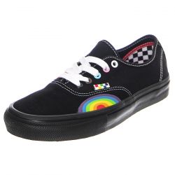 Vans-MN Skate Authentic Pride Black / Multi - Scarpe Stringate Profilo Basso Uomo Nere / Multicolore
