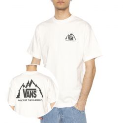 Vans-MTE Crestlines SS Tee Egret - Maglietta Girocollo Uomo Bianca