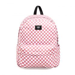 Vans-Old Skool Check Backpack Withered Rose - Zaino Multicolore
