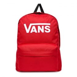 Vans-Old Skool Print Backpack Racing Red - Zaino Rosso