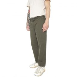 Vans-Range Loose Cropped Elastic Waist Pant Grape Leaf - Pantaloni Uomo Verdi
