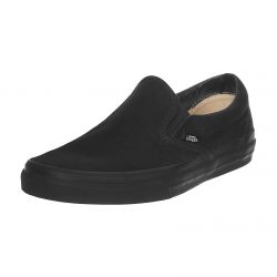 Vans-Unisex UA Classic Slip-On Shoes - Black / Black - Scarpe Slip-On Profilo Basso Uomo / Donna Nere-VEYEBKA